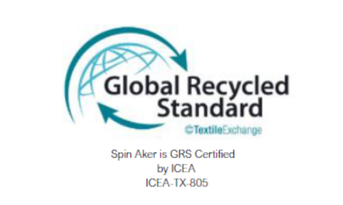 Spin Aker Certification GRS logo